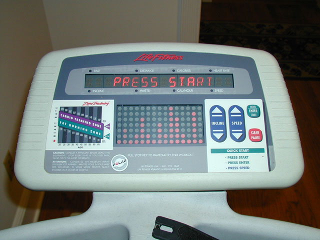 LifeFitness Control Panel